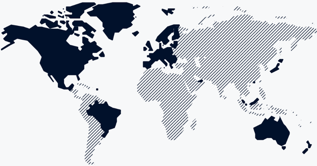 The global presence of Adyen Acquiring