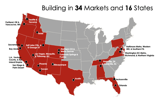 A map of the united states Description automatically generated